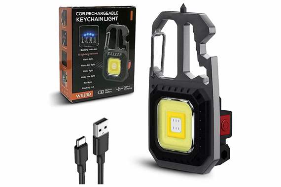 Keychain Work Light with Battery פנס לד חזק במיוחד : image 1